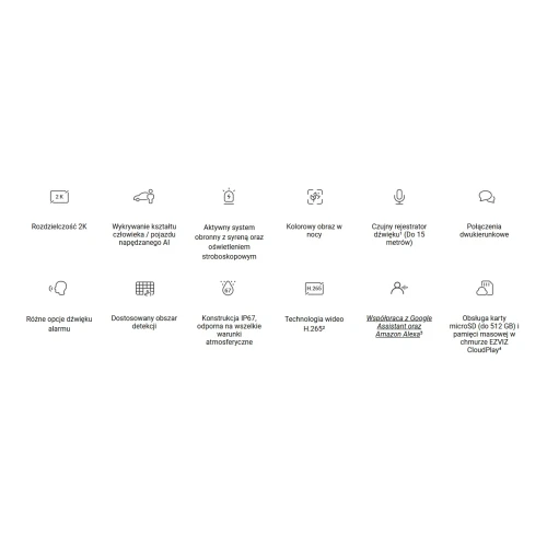 Kamera kopułkowa CS-H4 4Mpx, IR 30m EZVIZ