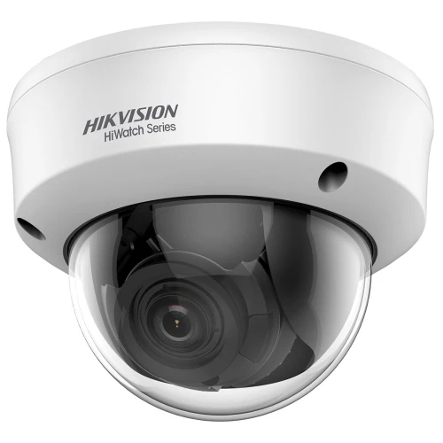Kompletny monitoring przychodni Hikvision Hiwatch HWD-6108MH-G2, 4 x HWT-D340-VF, 1TB, Akcesoria