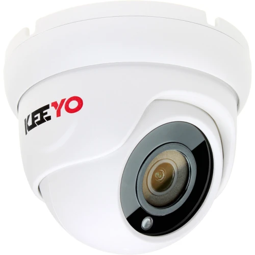 Zestaw do monitoringu KEEYO IP H265+ Full HD IR 25m 8 Kamerowy 1TB