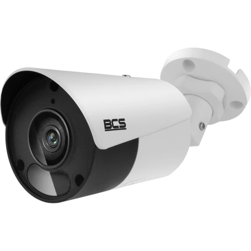 Zestaw monitoringu 5 kamer 5MPx BCS-P-TIP15FSR5 IR 30m, Rejestrator, dysk, switch PoE