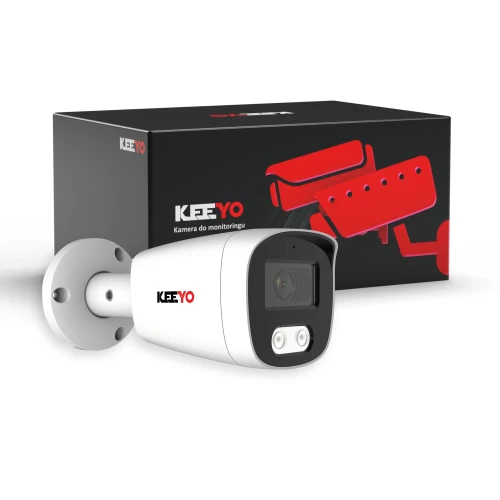 Kamera tubowa IP 5Mpx IR 25m KEEYO LV-V-IP5M25TF-B-II AI Audio