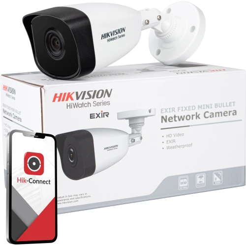 Zestaw do monitoringu IP sklepu, hurtowni, magazynu Hikvision Hiwatch Rejestrator IP HWN-4108MH + 8x Kamera 4MP HWI-B140H + Akcesoria