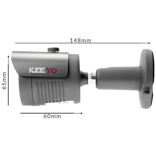 LV-AL8M3TFBL kamera tubowa KEEYO 4in1 8MPx 4K Lite AHD CVI TVI CVBS
