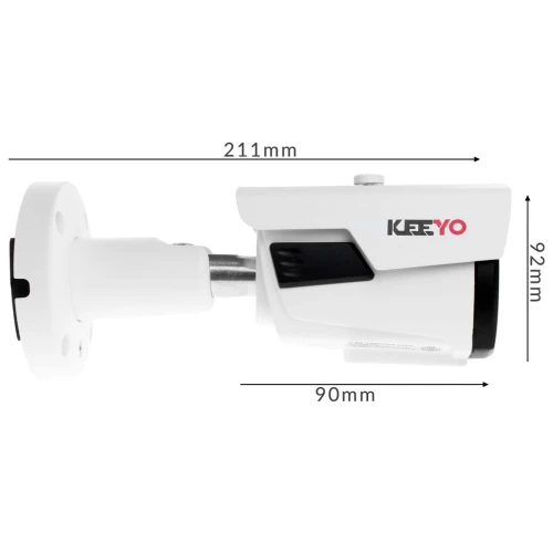 LV-AL8M6TV Kamera tubowa KEEYO 4in1 8MPx 4K Lite AHD CVI TVI CVBS