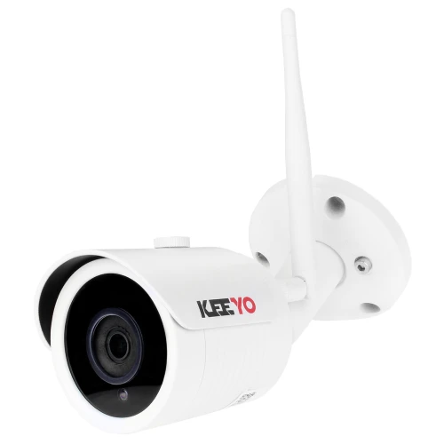 Zestaw do monitoringu Wifi Bezprzewodowy Keeyo H265+ Full HD IR 30m 1TB 8 Kamera tubowych