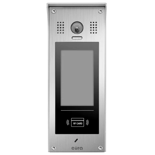 Kaseta zewnętrzna modułowa EURA PRO IP VIP-60A5 wielolokatorska, natynkowa, LCD, czytnik RFID
