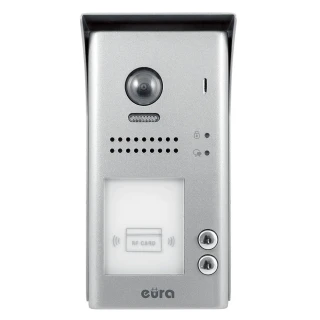 Panel zewnętrzny wideofonu wideomofonu Eura VDA-81A5 2EASY  dwurodzinny