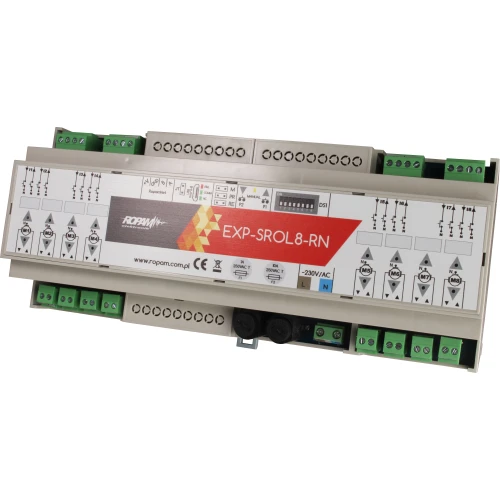 System alarmowy Ropam NeoGSM-IP-64 DIN, Czarny, 8x Czujka Sterowanie roletami, oświetleniem, powiadamianie GSM, Wifi 