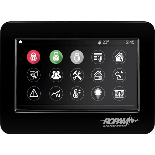Zestaw alarmowy Ropam OptimaGSM 4 x Czujka Bosch Manipulator dotykowy TPR-4BS GSM 