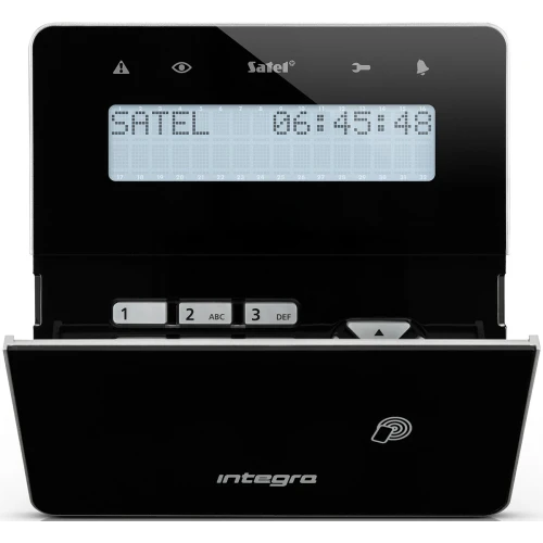 Manipulator LCD Bezprzewodowy z czytnikiem kart zbliżeniowych Satel INT-KWRL-BSB