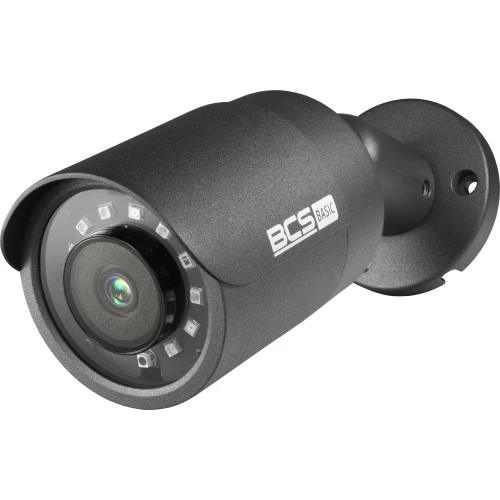 Monitoring 4Mpx BCS Basic 4MPx 1TB H265+ 4x+ Kamera tubowa 3.6mm IR 30m