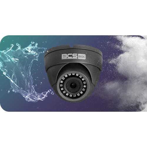 Zestaw do monitoringu 4x BCS-B-MK43600 4Mpx, 1x BCS-V-SXVR0401 BCS Basic 