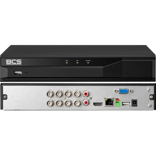Monitoring Full HD BCS Basic Full HD 2MPx 1TB H265+ 8 x Kamera tubowa 2.8mm IR 40m