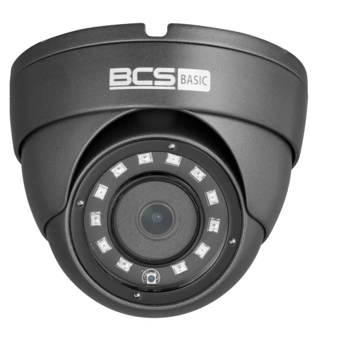 Monitoring po skrętce Full HD BCS Basic Full HD 2MPx 1TB H265+ 2 x Kamera kopułkowa 2.8mm IR 30m