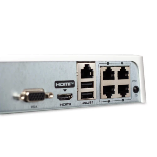 NVR-4CH-H/4P Rejestrator IP 4 kanałowy sieciowy z POE HiLook by Hikvision
