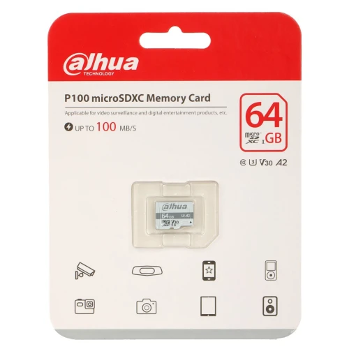 Karta pamięci TF-P100/64GB microSD UHS-I 64GB DAHUA