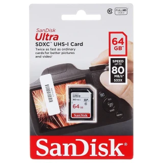 Karta pamięci SD-10/64-SAND UHS-I, SDXC 64GB SANDISK