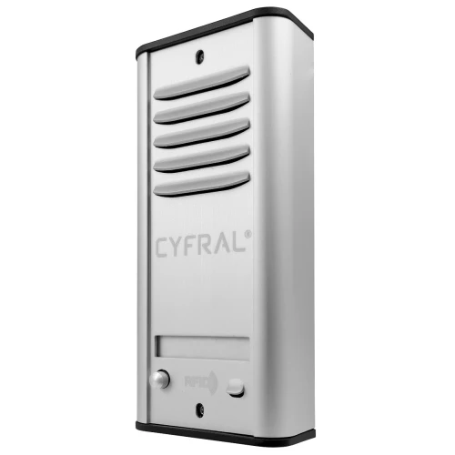 Panel analogowy CYFRAL 1-lokatorski COSMO R1 srebrny