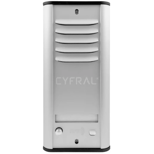 Panel analogowy CYFRAL 1-lokatorski COSMO R1 srebrny