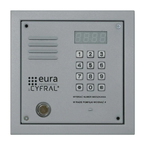 Panel cyfrowy CYFRAL PC-2000DE srebrny z Dallas i elektroniką 
