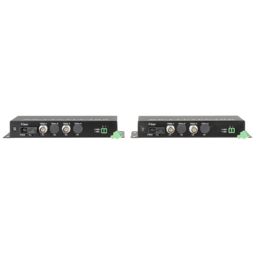 Światłowodowy konwerter wideo OVH-2D/SC 2x VIDEO RS-485 KOMPLET TXRX