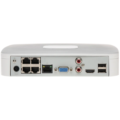 Rejestrator IP NVR4104-P-4KS2 4 kanały +4-portowy switch PoE DAHUA
