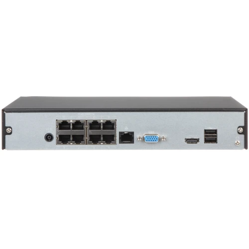Rejestrator IP NVR1108HS-8P-S3 8 kanałów + 8-portowy switch PoE DAHUA