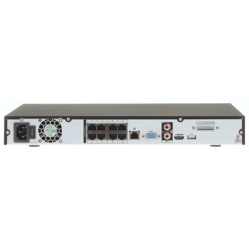 Rejestrator IP NVR4208-8P-4KS2/L 8 kanałów + 8-portowy switch POE DAHUA