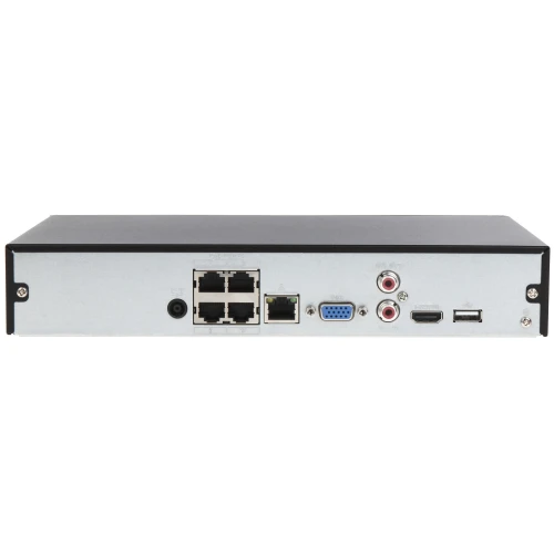 Rejestrator IP NVR4104HS-P-4KS2/L 4 kanały +4-portowy SWITCH POE DAHUA