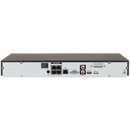 Rejestrator IP NVR4204-P-4KS2/L 4 kanały +4-portowy SWITCH POE DAHUA