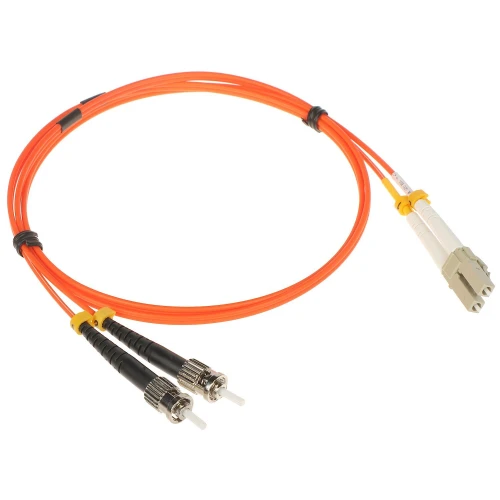 Patchcord wielomodowy PC-2LC/2ST-MM 1m
