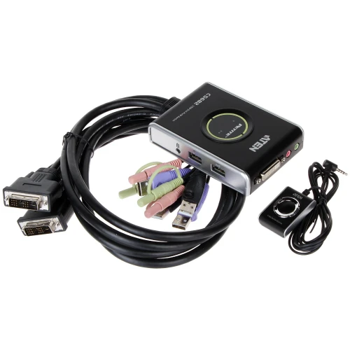 Przełącznik DVI + USB CS-682