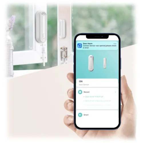 Bezprzewodowy kontaktron ATLO-KN1WS-TUYA Wi-Fi, Tuya Smart