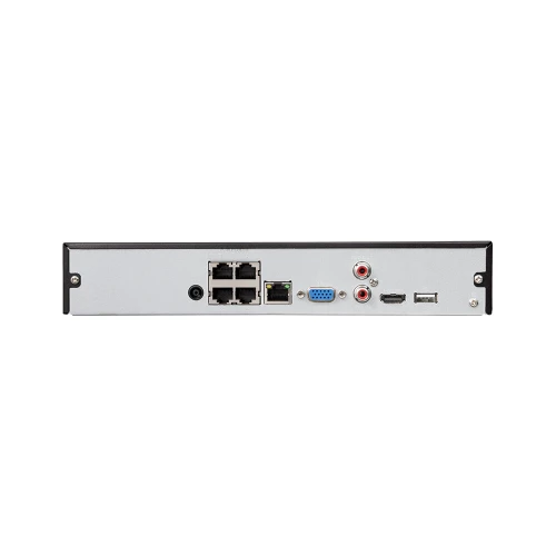Rejestrator 4 kanałowy IP PoE BCS-L-NVR0401-4KE-4P(2) 16MPx, BCS Line 