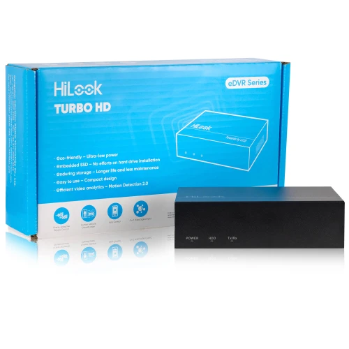 Rejestrator 5w1 4 kanałowy SSD-DVR-2MP 500GB Hilook by Hikvision