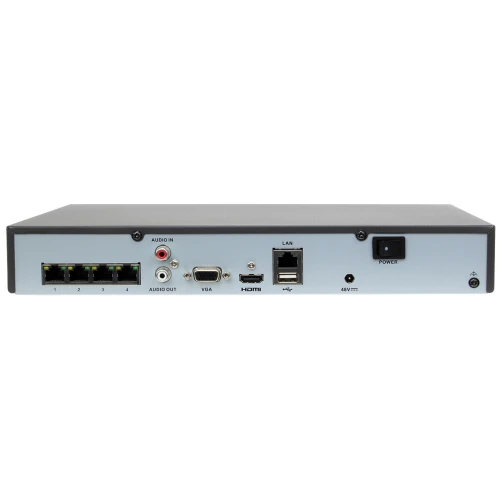 BCS-B-NVR0401-4P BCS Basic Rejestrator cyfrowy sieciowy IP do monitoringu sklepu,firmy