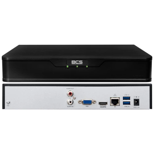 Rejestrator IP  BCS-P-NVR1601-4K(3) 16 kanałowy 4K