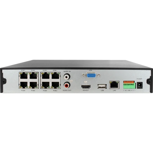 Rejestrator IP sieciowy POE LV-NVR1618S-8P P2P Keeyo