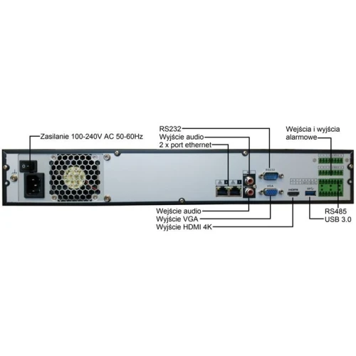 Rejestrator sieciowy IP BCS-NVR16045ME-II