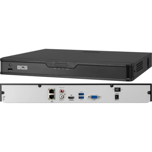 Rejestrator sieciowy IP BCS Point BCS-P-NVR3202-4K-E 32 kanałowy do 8 Mpx