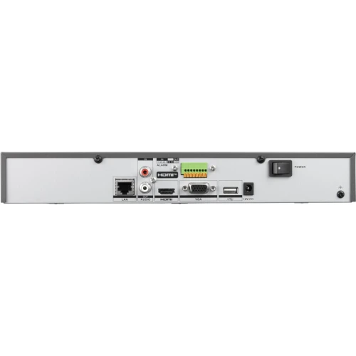 Rejestrator IP BCS-V-NVR1601-A-4KE(2) 16 kanałowy, 1 dyskowy, 8 Mpx.