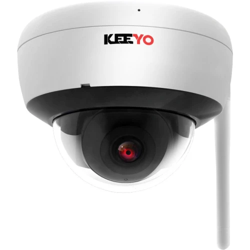 Sieciowa kamera kopułowa IP bezprzewodowa wifi Keeyo 4 MPx IR 30m