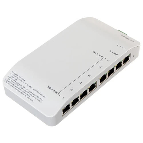 Switch DS-KAD606-P dedykowany do wideodomofonów IP Hikvision