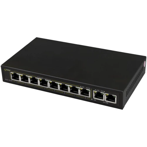 Switch 10-portowy SG108 do 8 kamer IP 