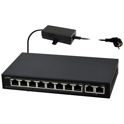 Switch 9-portowy S108 dla 8 kamer IP