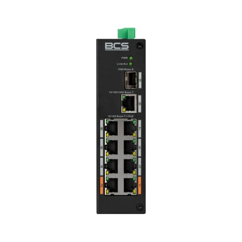 SWITCH POE BBCS-L-SP0801G-1SFP(2) 9 portowy