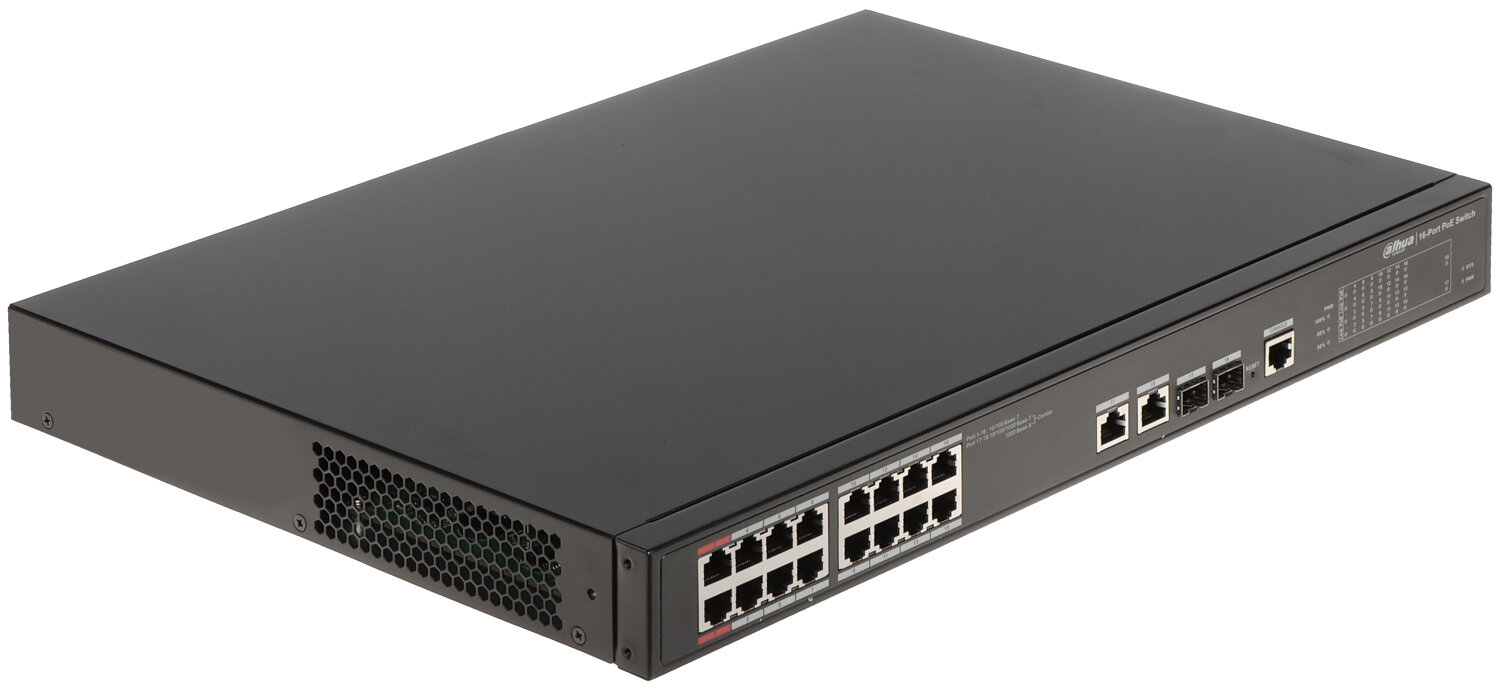 Switch POE PFS4218-16ET-240-V3 | 16-portowy SFP Dahua – Port