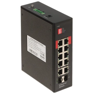 Switch przemysłowy POE GTX-P1-12-82G-V2 8-portowy SFP