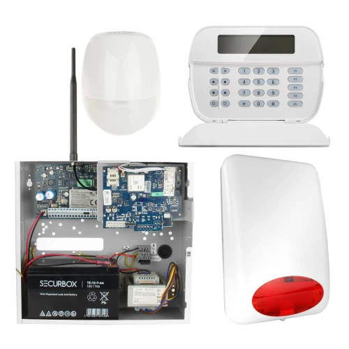 System alarmowy DSC GTX2 1x Czujka, LCD, Aplikacja mobilna, Powiadomienie