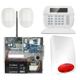 System alarmowy DSC GTX2 2x Czujka, LCD, Aplikacja mobilna, Powiadomienie